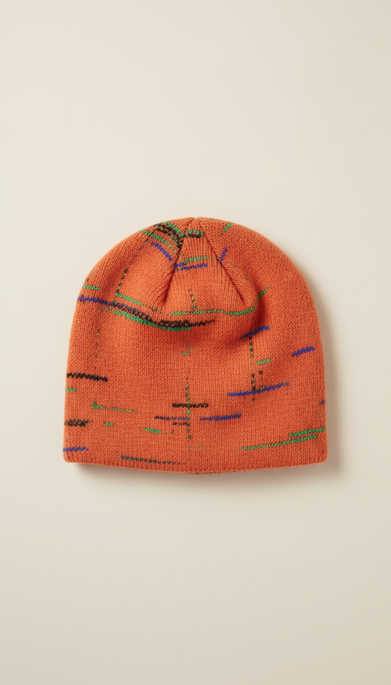 Orange Pop Beanie
